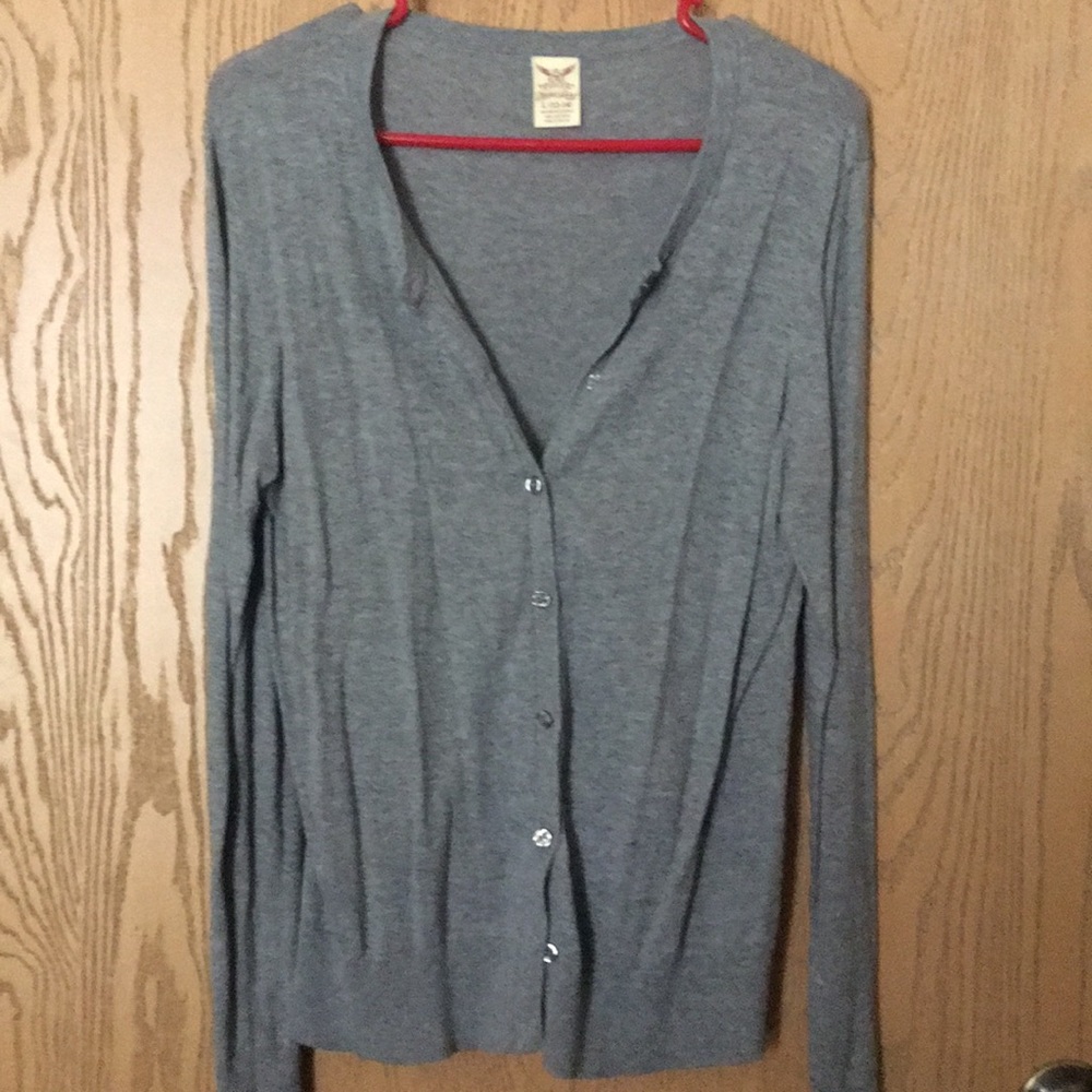 Gray Cardigan